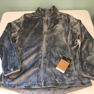 North Face women’s gray size XL soft silky fleece, NEW!!